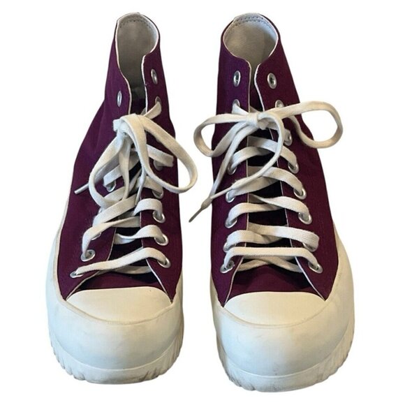 Converse CTAS Lugged 2.0 Hi Mystic Orchid Black Egret Platform Sneakers - Picture 9 of 12